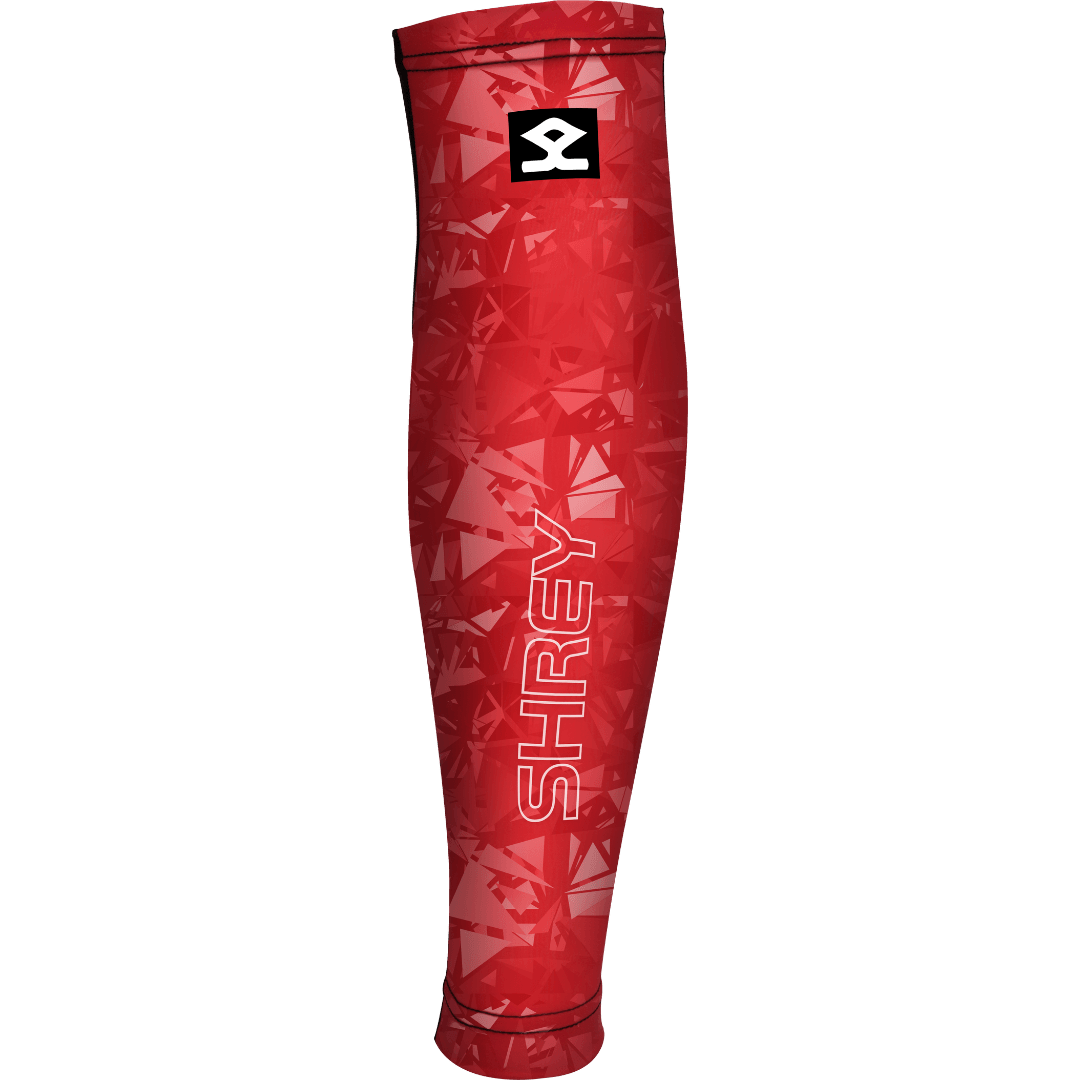 Shrey Hockey | Shrey Hockey Shinliners Without Stirrup - Red | Shinliners Without Stirrup - Red - Red / Senior | Total Hockey