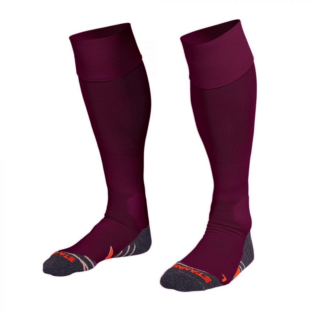 Stanno Socks | Stanno Socks Uni Sock Maroon - DISCOUNT | Uni Sock Maroon - DISCOUNT - EUR 30-35 | UK 12-2 Jr | Total Hockey