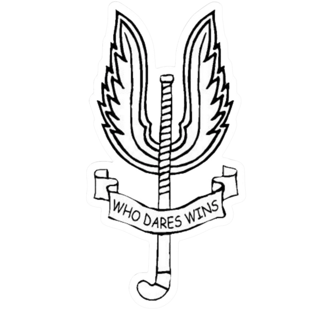 Redhead | Redhead 'Who Dares Wins' Sticker | 'Who Dares Wins' Sticker - Default Title | Total Hockey