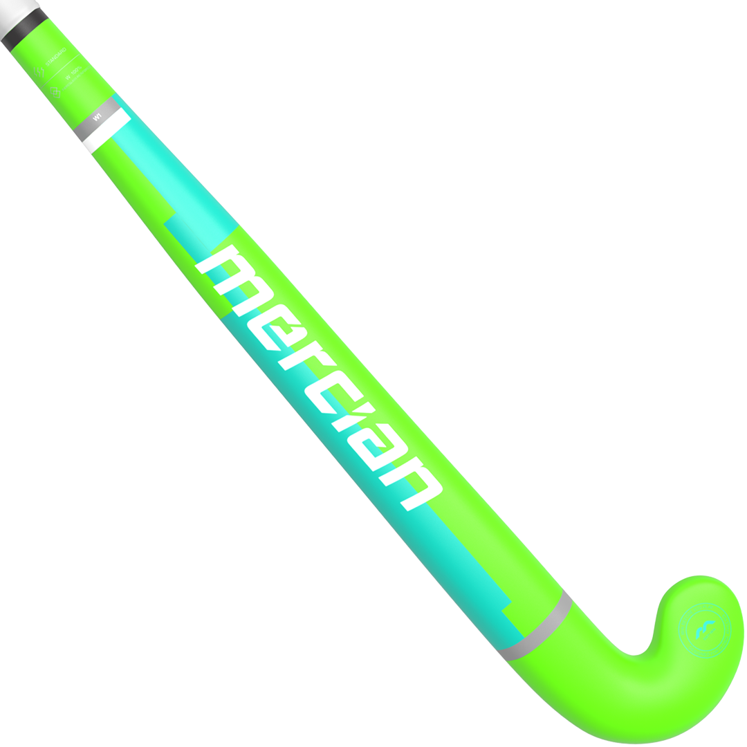 Mercian Hockey | Mercian Hockey Genesis Wood Neon Aqua | Genesis Wood Neon Aqua - 22" Light | Total Hockey