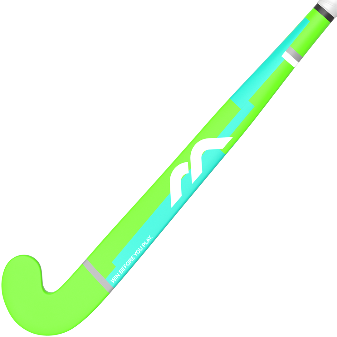 Mercian Hockey | Mercian Hockey Genesis Wood Neon Aqua | Genesis Wood Neon Aqua - 22" Light | Total Hockey