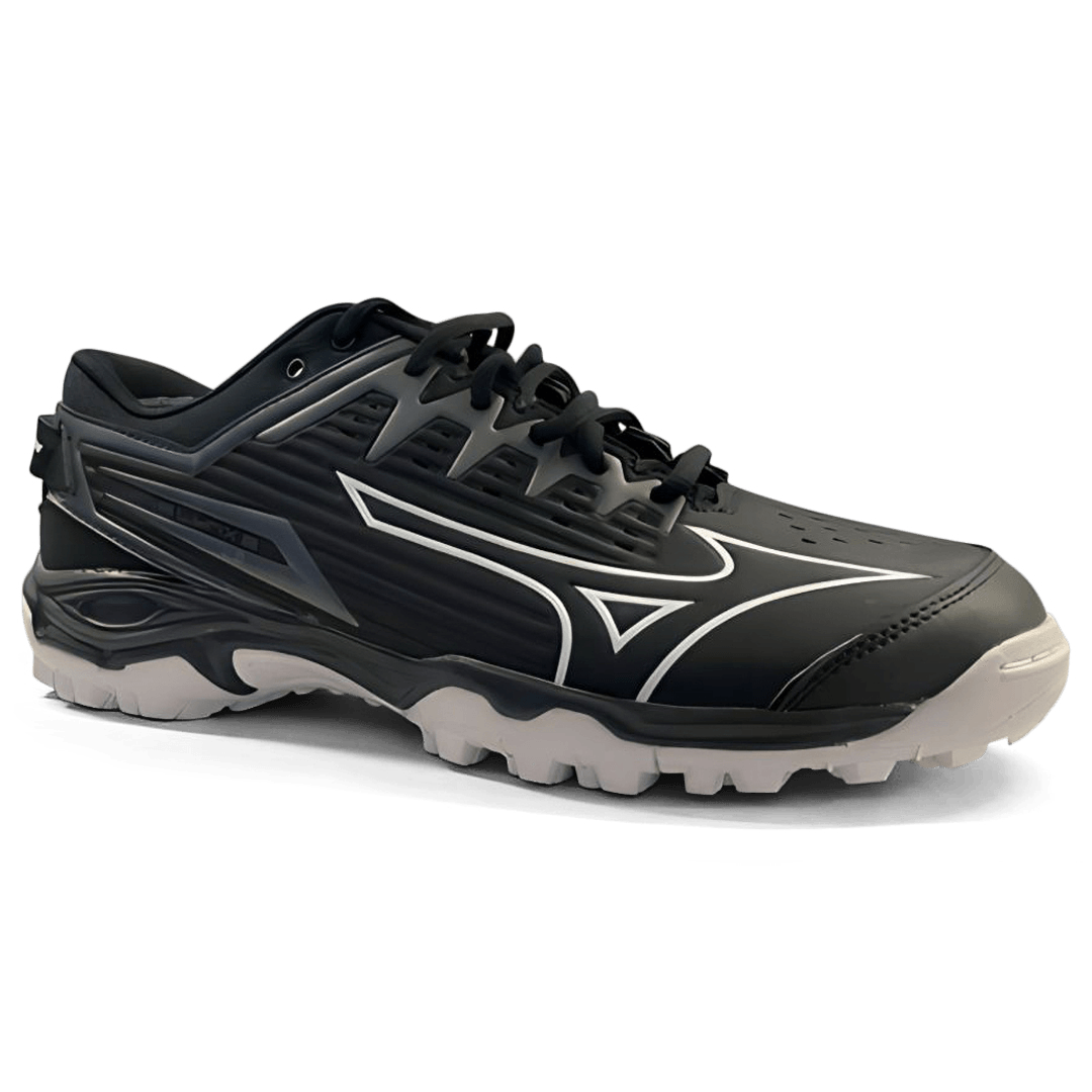 Total Hockey | Total Hockey Mizuno Lynx Jr Hockey Shoe | Mizuno Lynx Jr Hockey Shoe - Black '23 | Total Hockey