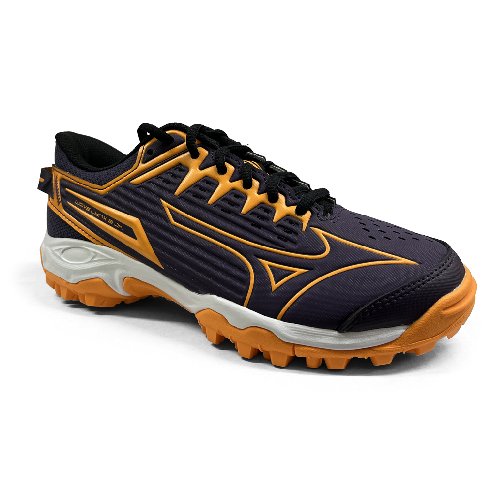 Total Hockey | Total Hockey Mizuno Lynx Jr Hockey Shoe | Mizuno Lynx Jr Hockey Shoe - Purple LE | Total Hockey