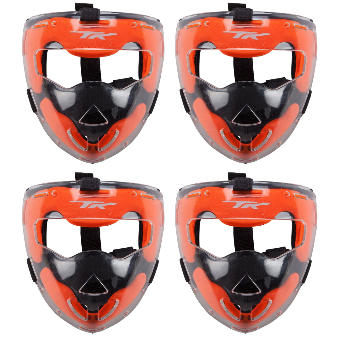 Total 3.1 Players Mask - Pack Of 4 Orange