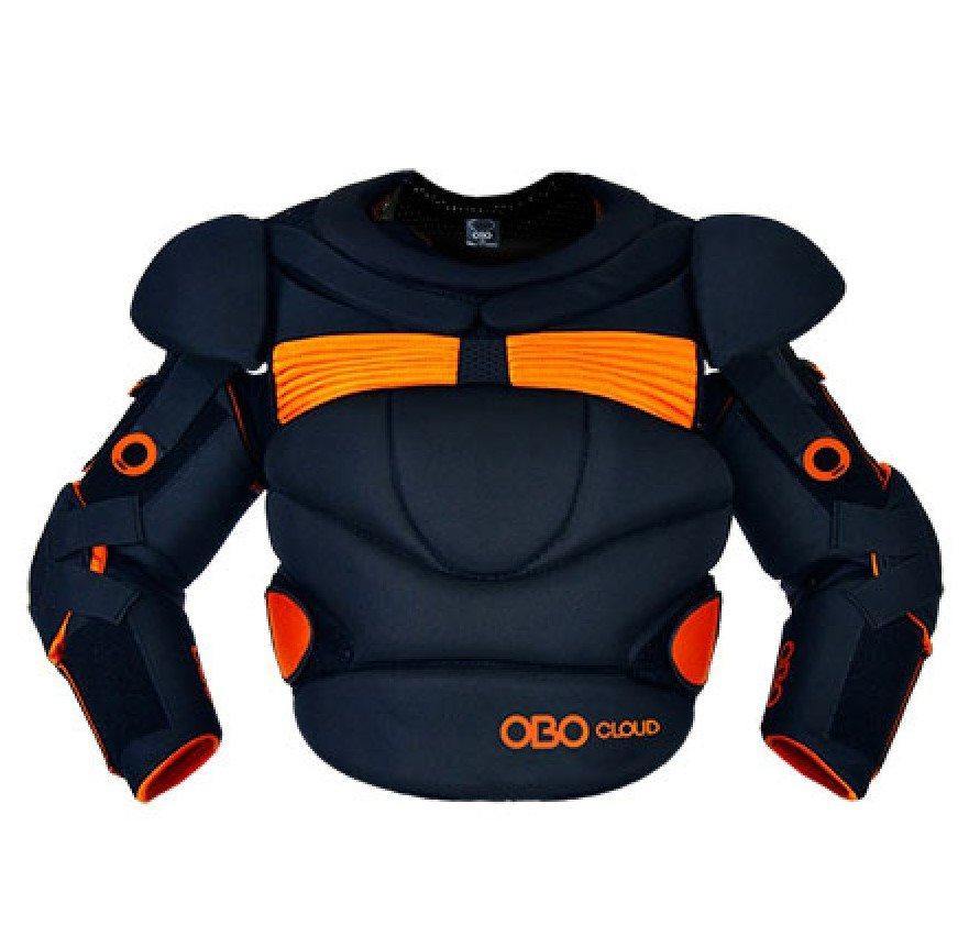 OBO | OBO CLOUD Body Armour | CLOUD Body Armour - Small / Black/Orange | Total Hockey