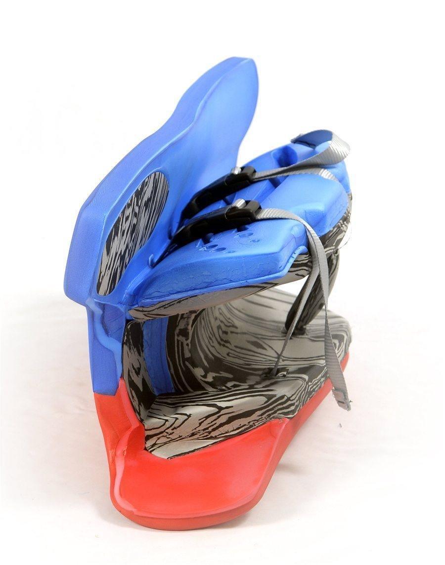 OBO | OBO HI REBOUND Legguards Red Wing/Red | HI REBOUND Legguards Red Wing/Red - Medium / Red Wing/Red | Total Hockey