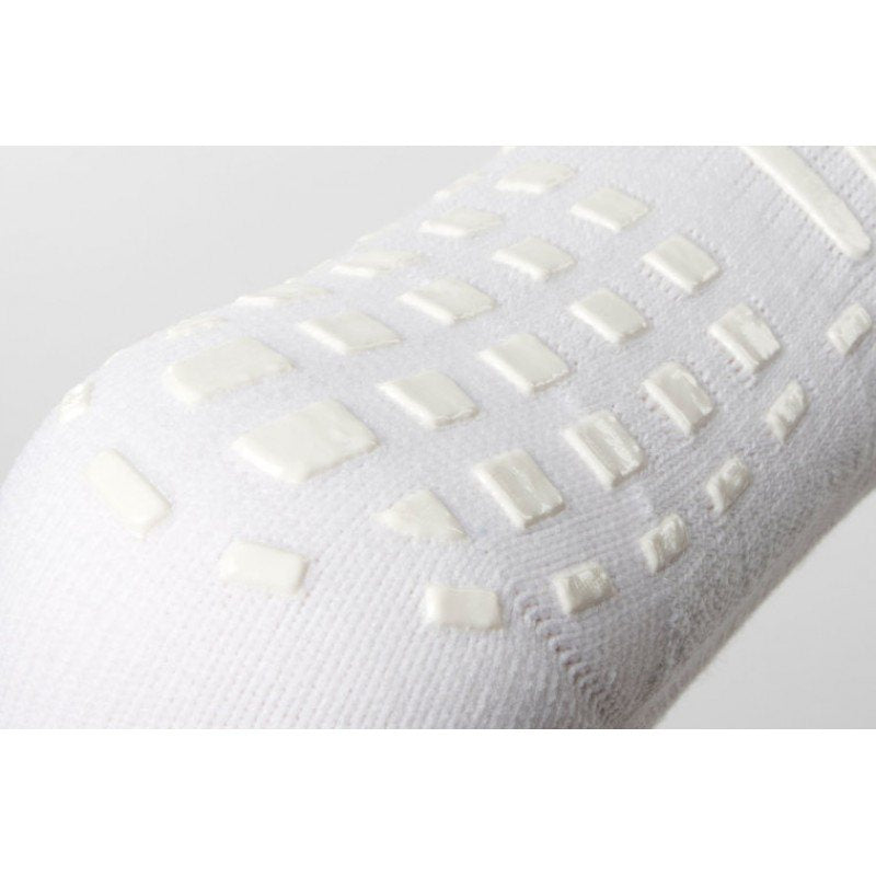 Non-Slip Mid Leg Socks White