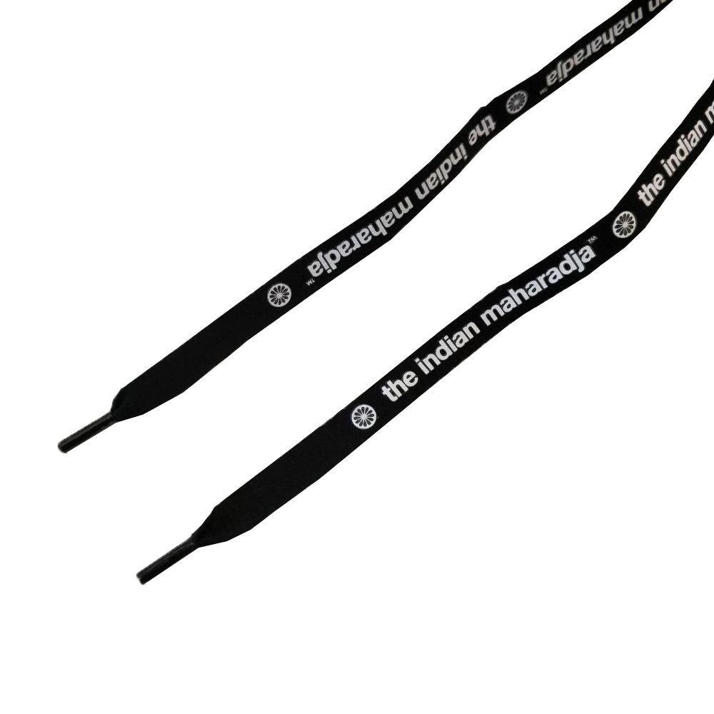 The Indian Maharadja | The Indian Maharadja Shoelaces | Shoelaces - Black/White | Total Hockey