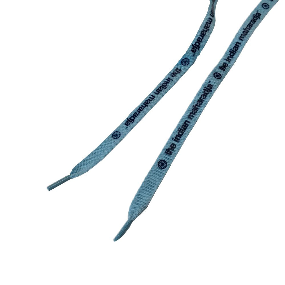 The Indian Maharadja | The Indian Maharadja Shoelaces | Shoelaces - Light Blue/Dark Blue | Total Hockey