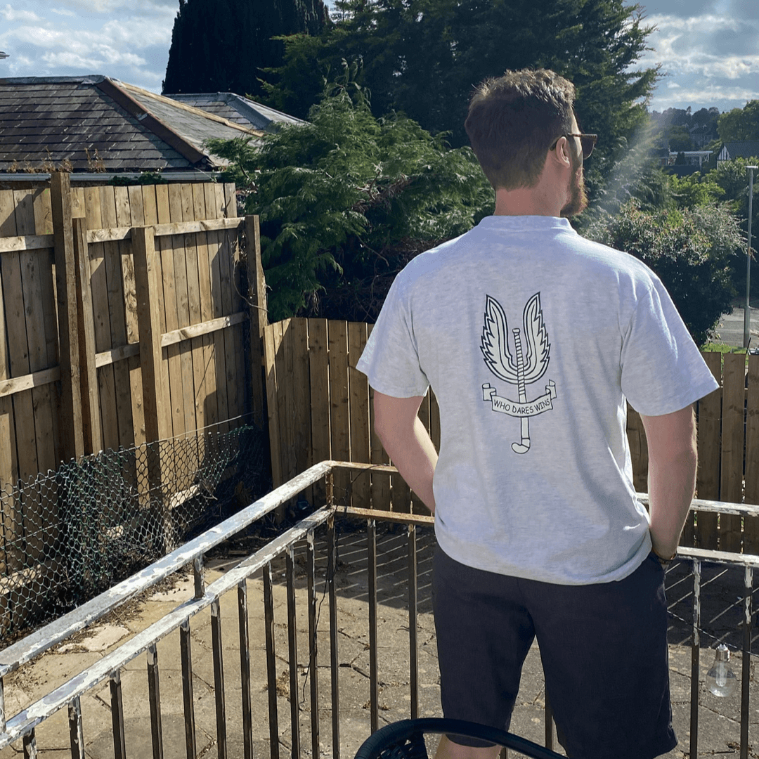 Redhead | Redhead 'Who Dares Wins' T-Shirt - Grey | 'Who Dares Wins' T-Shirt - Grey - XSmall | Total Hockey