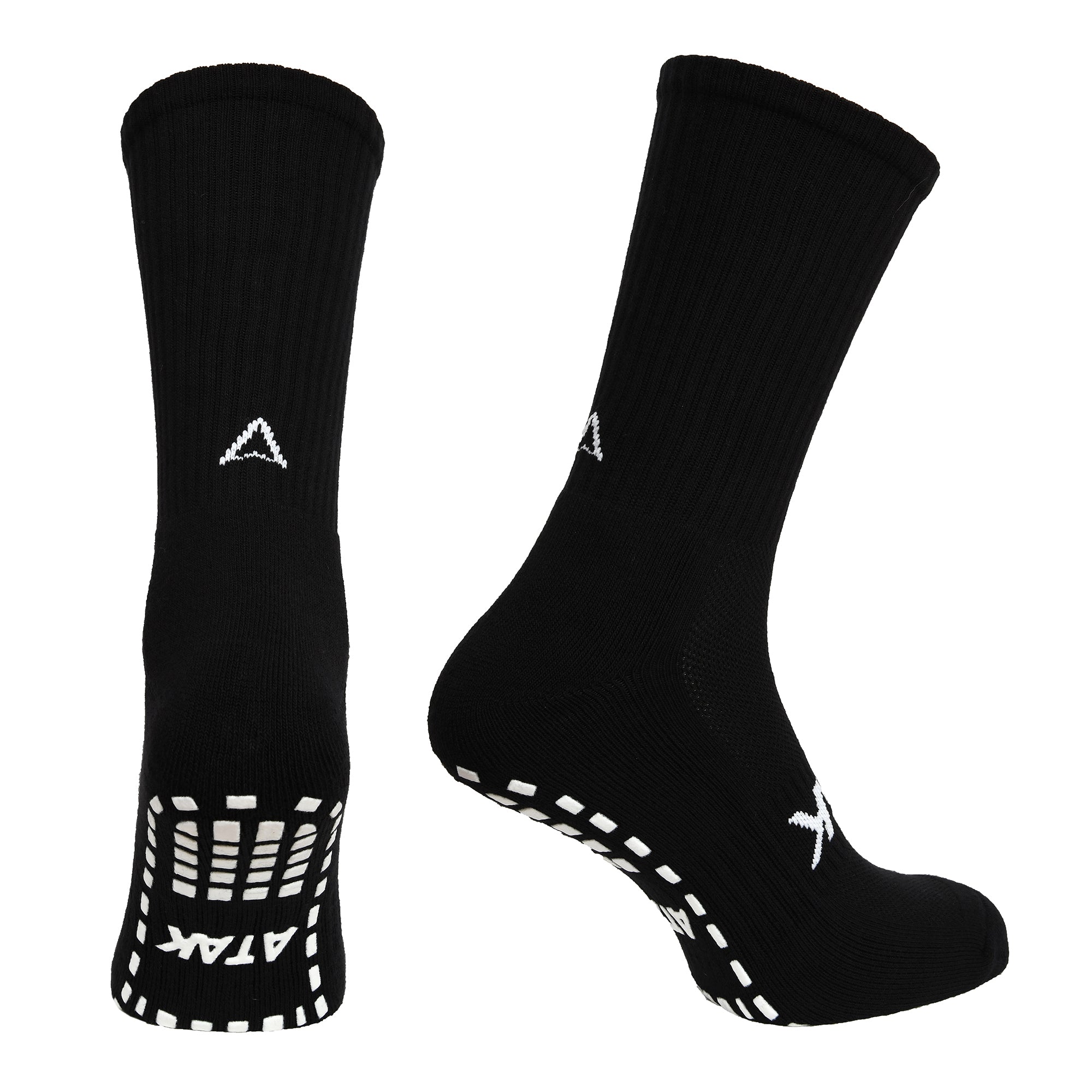 Non-Slip Mid Leg Socks Black