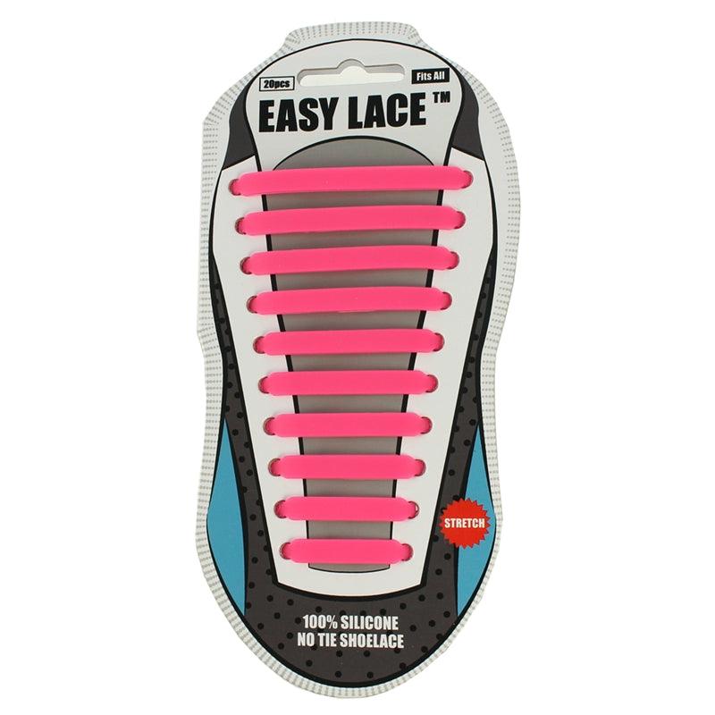 Easy Laces | Easy Laces Adult Silicone Laces | Adult Silicone Laces - Pink | Total Hockey