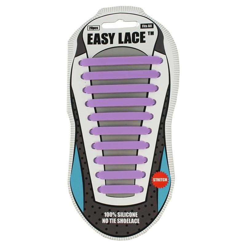 Easy Laces | Easy Laces Adult Silicone Laces | Adult Silicone Laces - Purple | Total Hockey