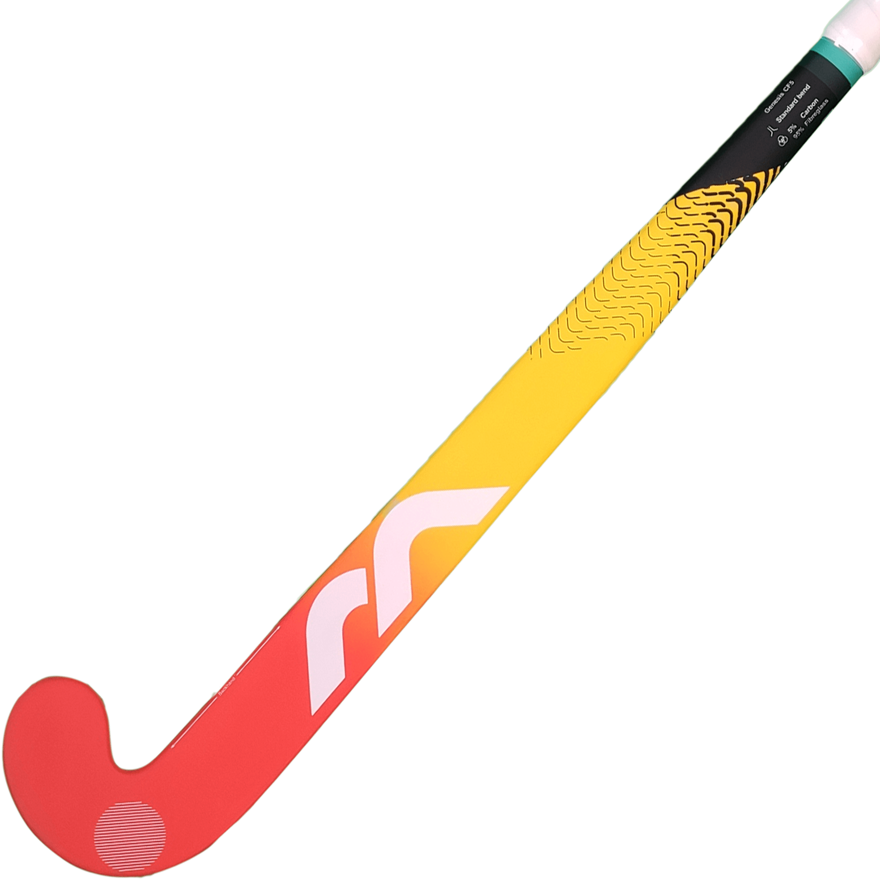 Mercian Hockey | Mercian Hockey Genesis CF5 Red/Yellow Jr (2024) | Genesis CF5 Red/Yellow Jr (2024) - 34" Light | Total Hockey
