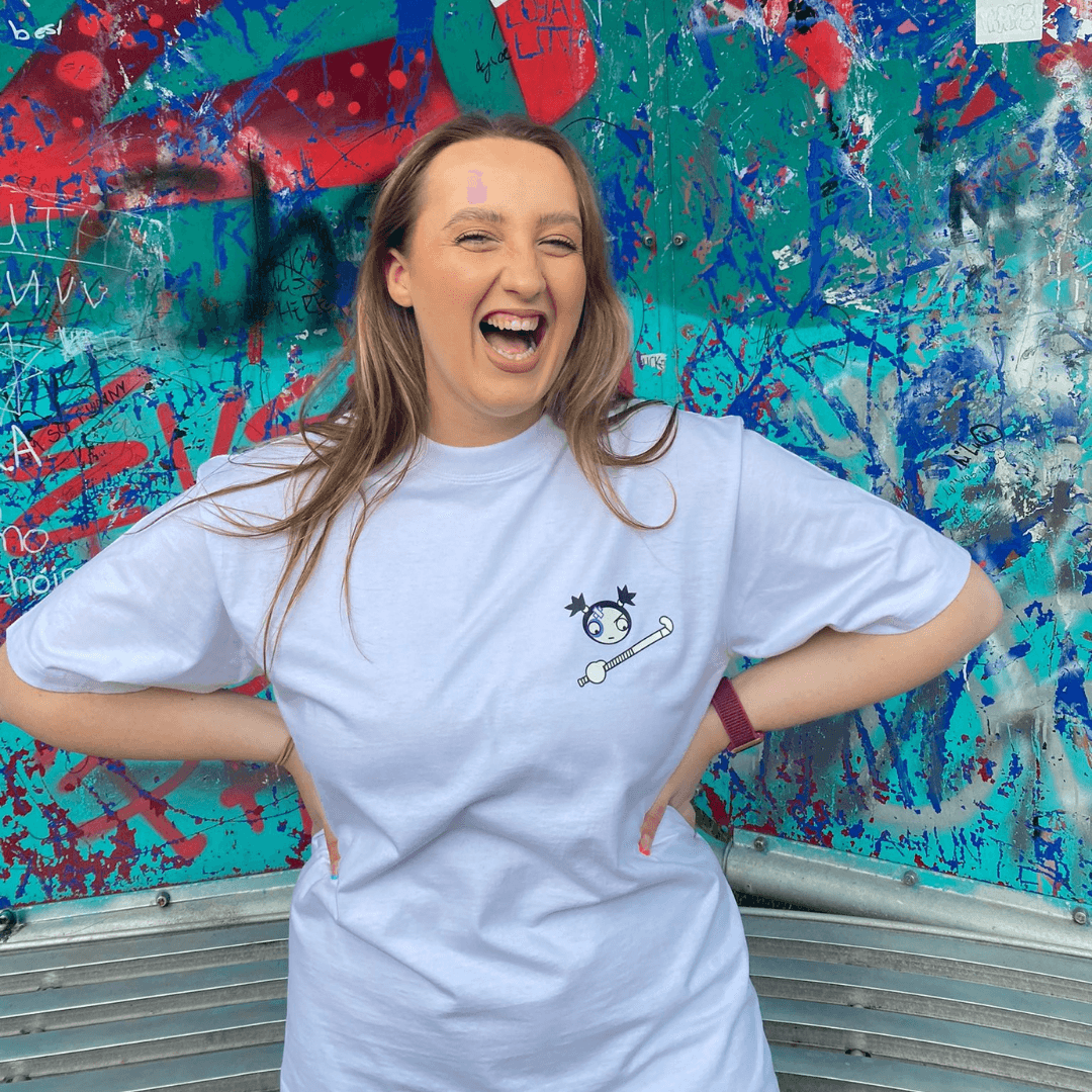 Redhead | Redhead 'Hockey Attitude' T-Shirt - White | 'Hockey Attitude' T-Shirt - White - XSmall | Total Hockey