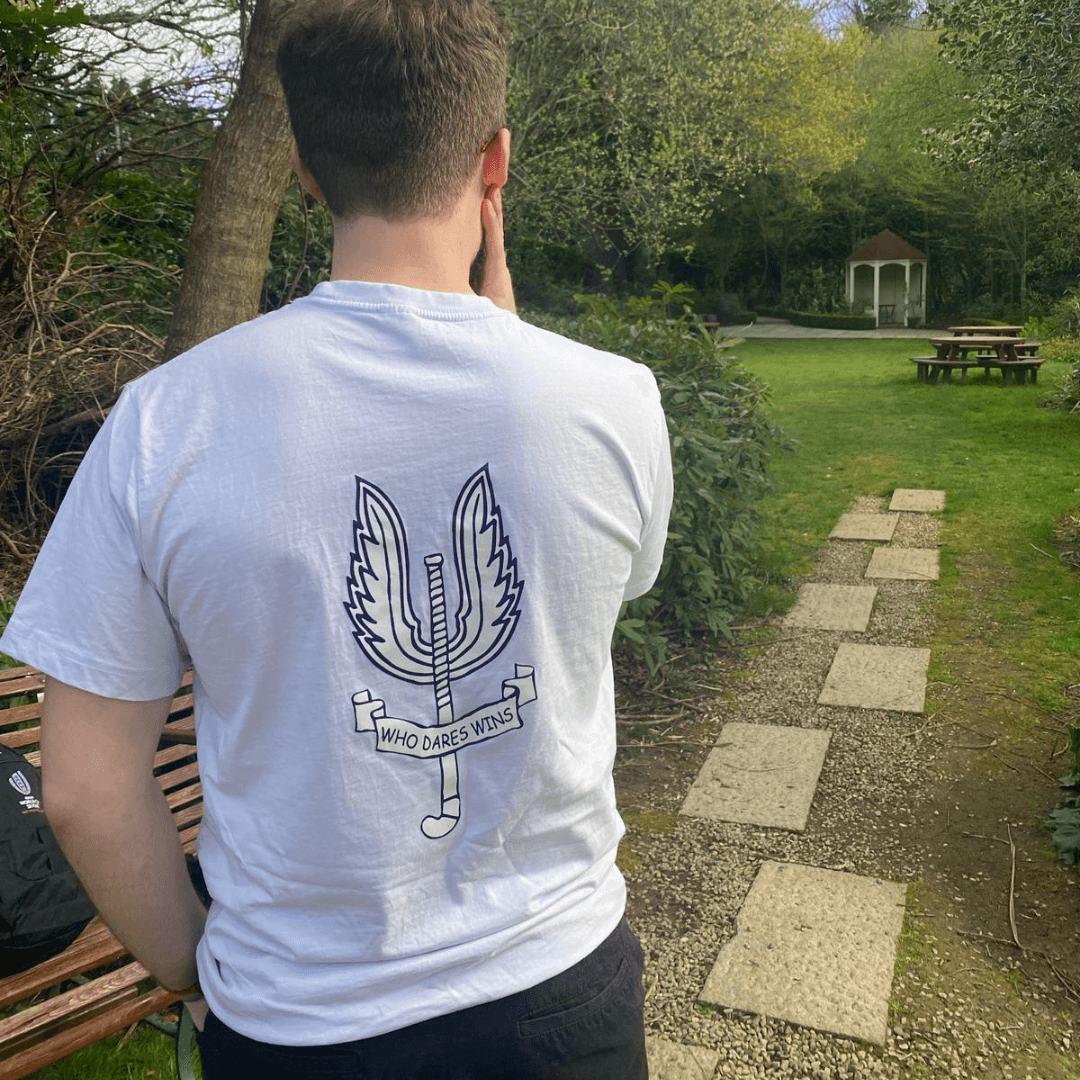 Redhead | Redhead 'Who Dares Wins' T-Shirt - White | 'Who Dares Wins' T-Shirt - White - XSmall | Total Hockey