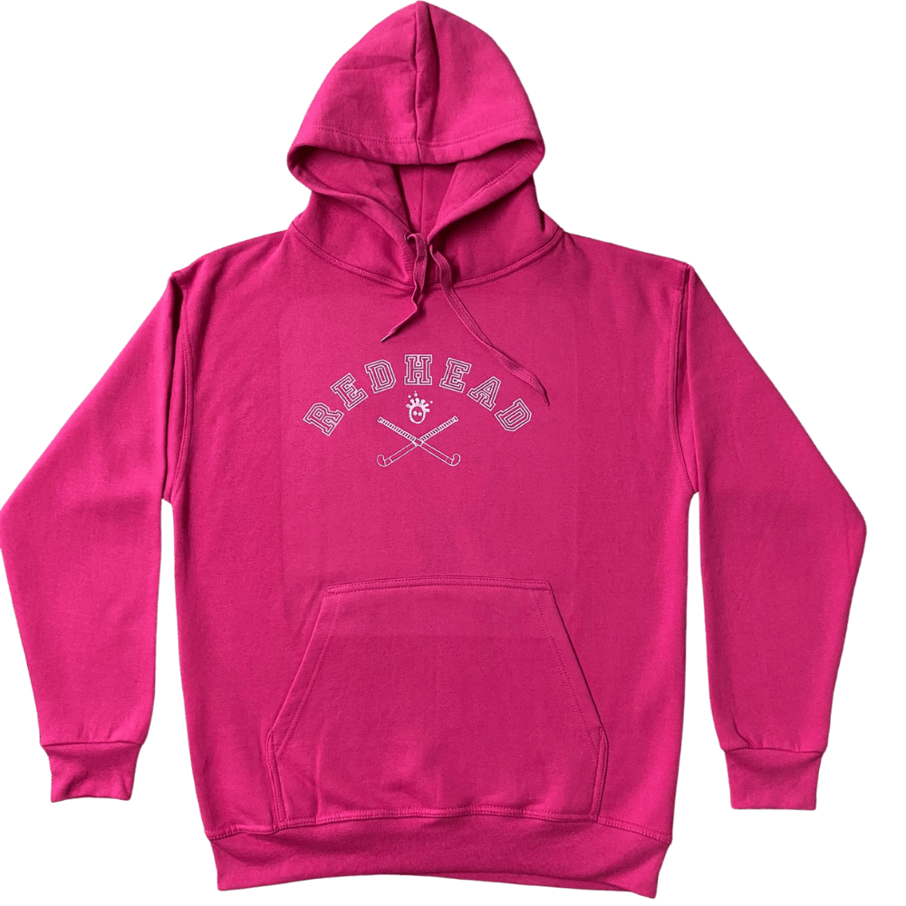 Redhead | Redhead 'Varsity' Hoody - Magenta | 'Varsity' Hoody - Magenta - XSmall | Total Hockey