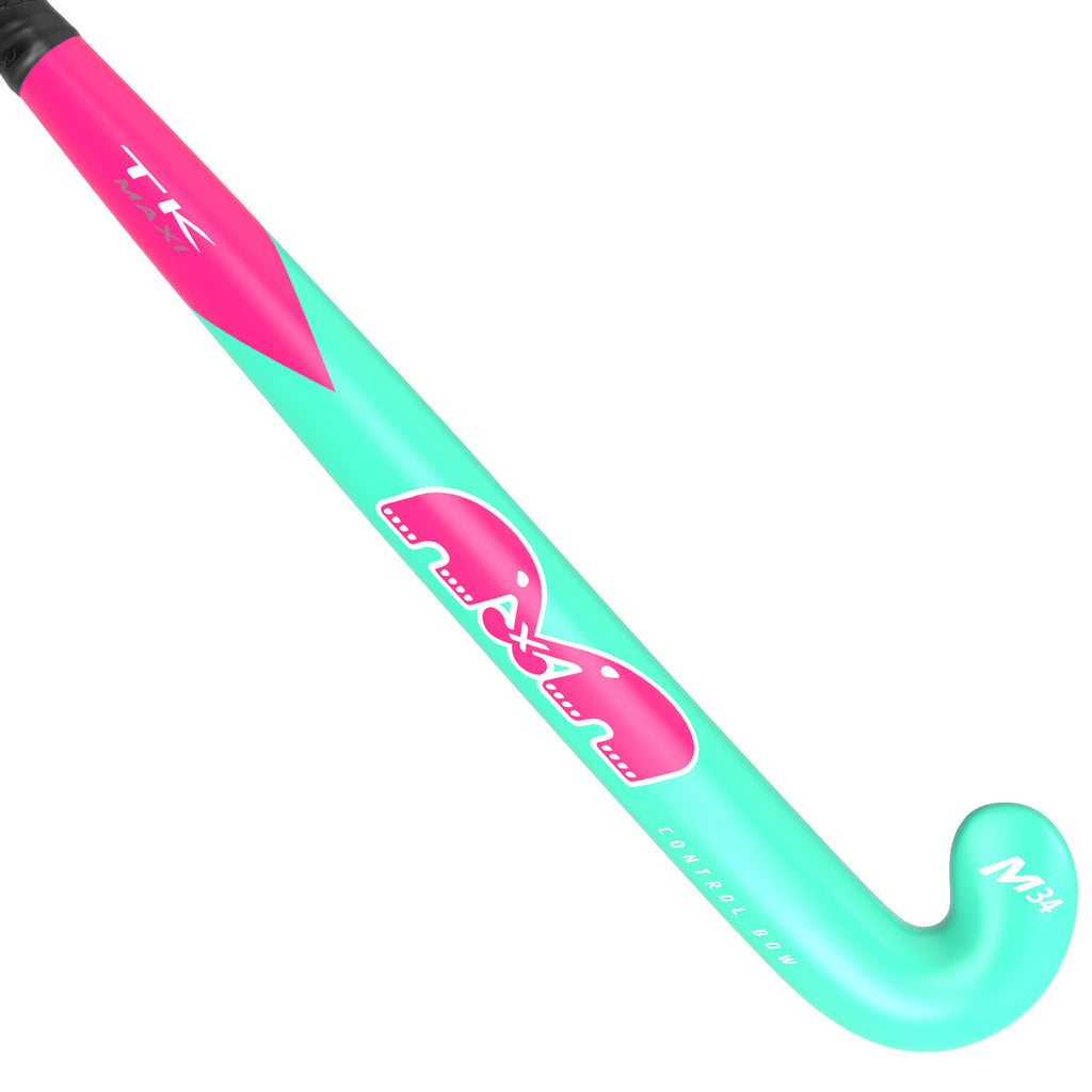 TK Hockey Maxi Aqua/Pink | Wooden Hockey Sticks | Total-Hockey