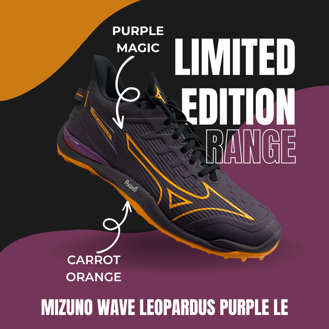 Mizuno | Mizuno Wave Leopardus Purple LE | Wave Leopardus Purple LE - EUR 36.5 | UK 4 | Total Hockey