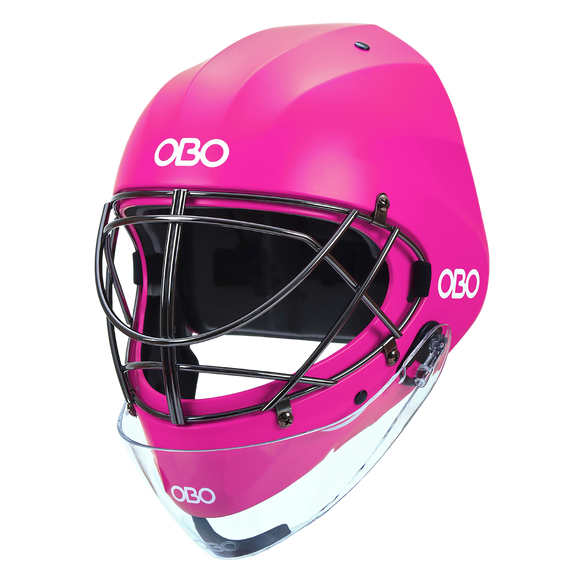 ABS Helmet Pink with Throat Guard