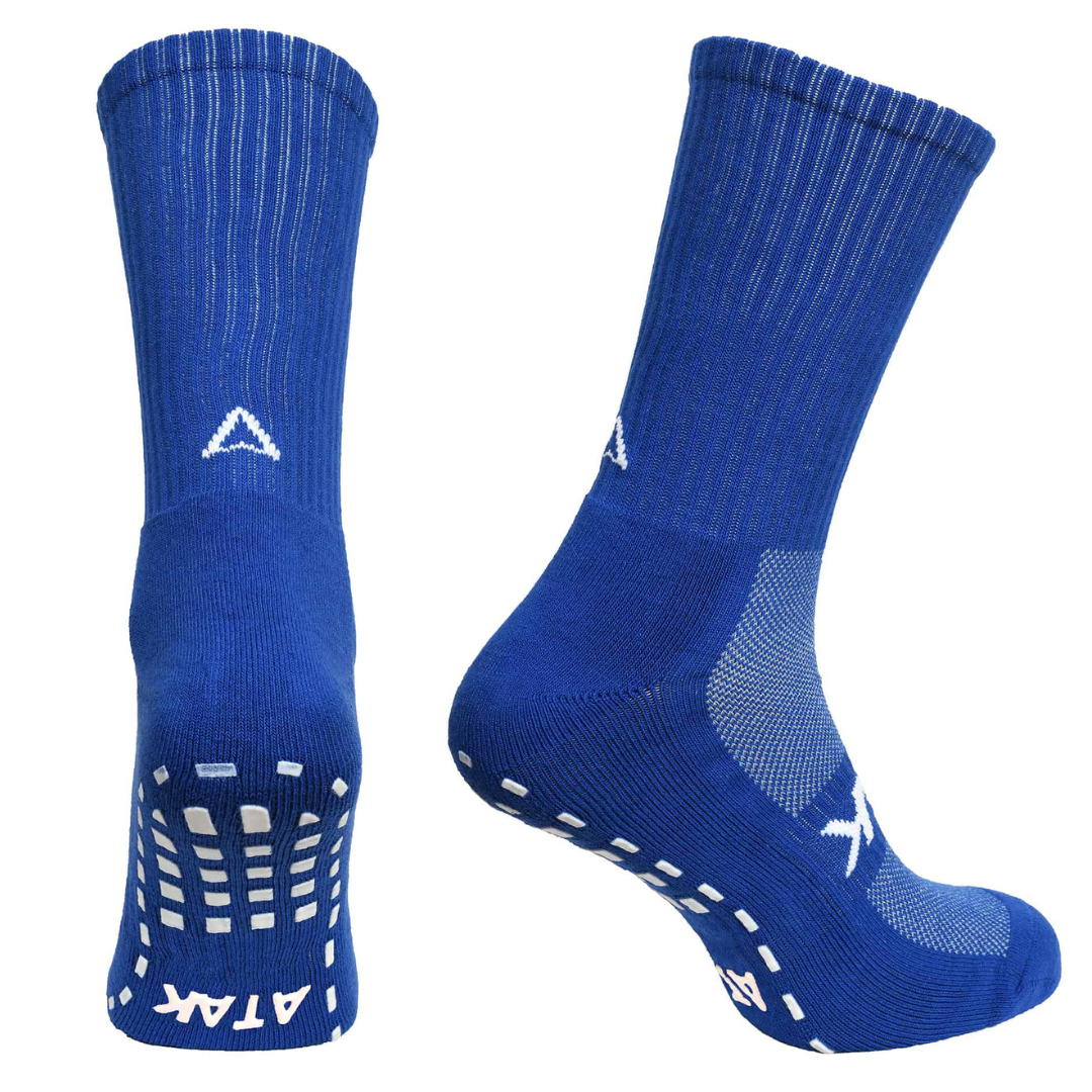 Non-Slip Mid Leg Socks Royal Blue