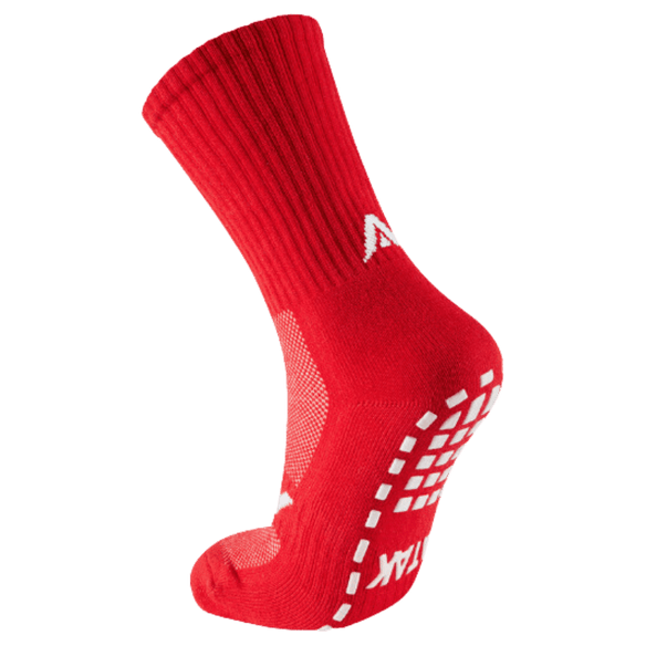 ATAK | ATAK Non-Slip Mid Leg Socks Red | Non-Slip Mid Leg Socks Red - EUR 36-38 | UK 3-5 | Total Hockey