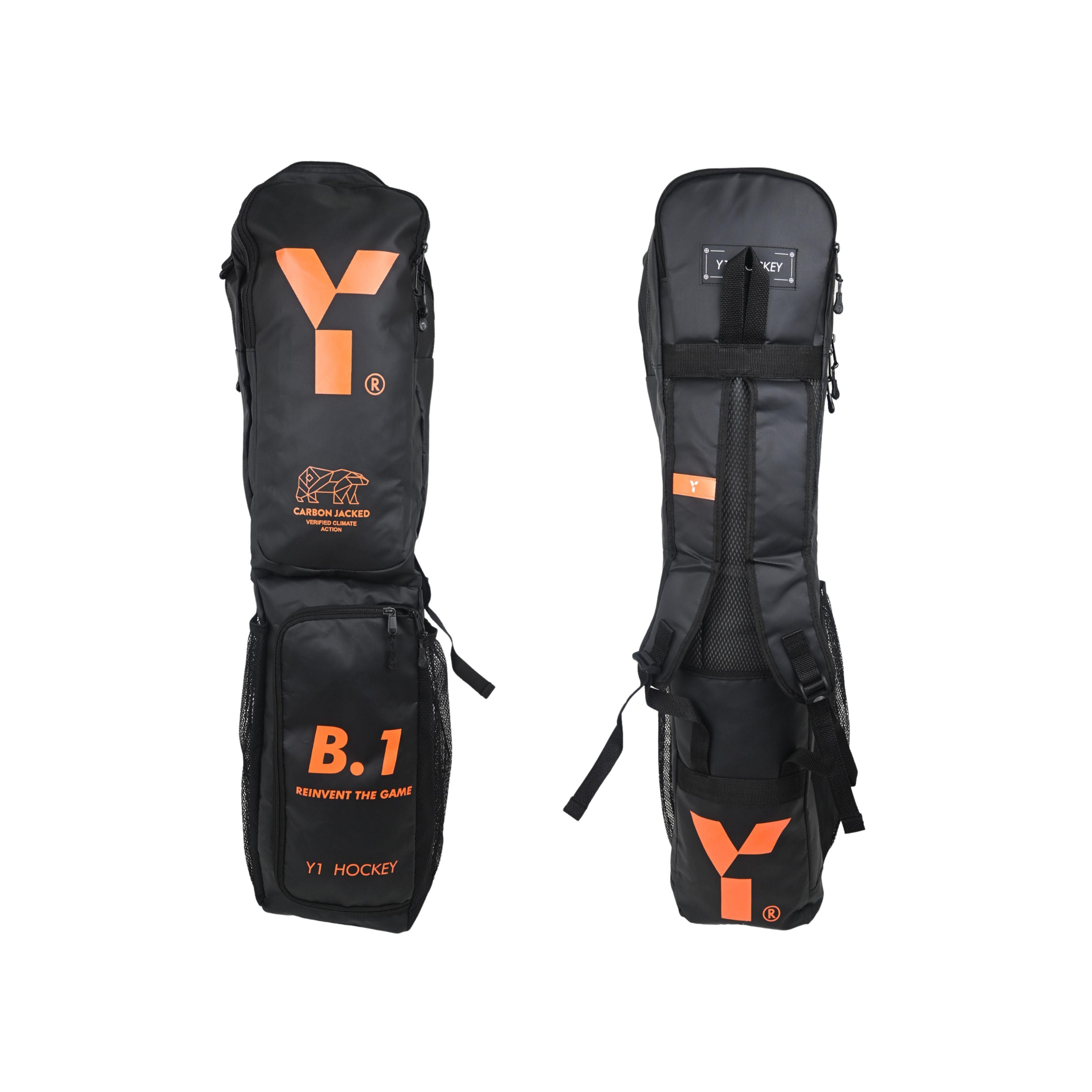 Young Ones | Young Ones B.1 Stickbag | B.1 Stickbag - Black/Orange | Total Hockey