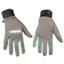 Byte | Byte Skinfit Grey Gloves PAIR | Skinfit Grey Gloves PAIR - Grey/Teal / 3XSmall | Total Hockey