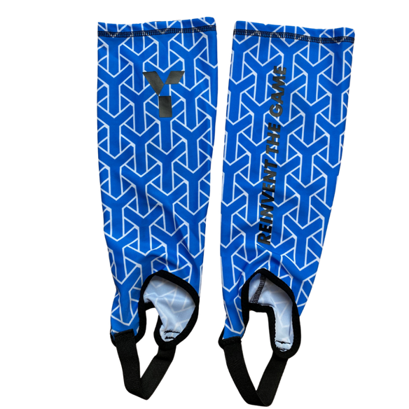 Young Ones | Young Ones Shin Liner - Blue | Shin Liner - Blue - Small/Medium | Total Hockey