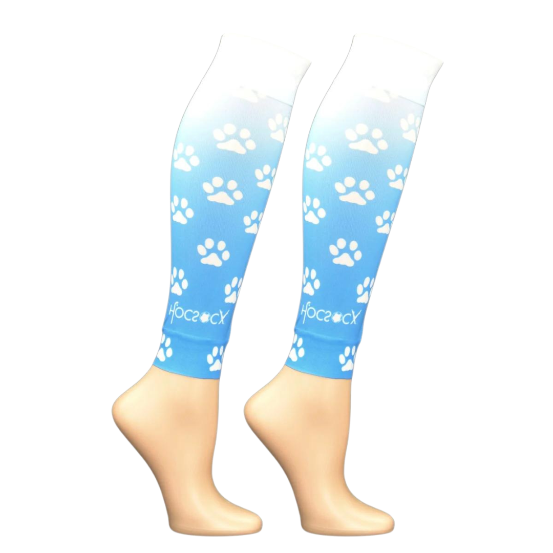 Footless Blue Paws Leg Sleeve