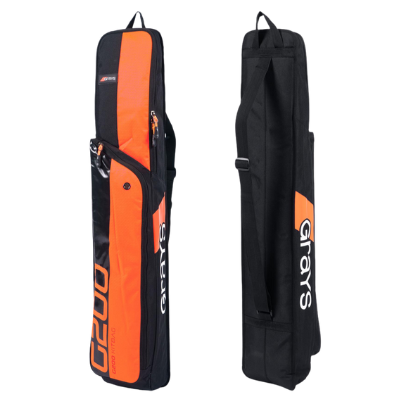 Grays | Grays G200 Stickbag | G200 Stickbag - Black/Orange | Total Hockey
