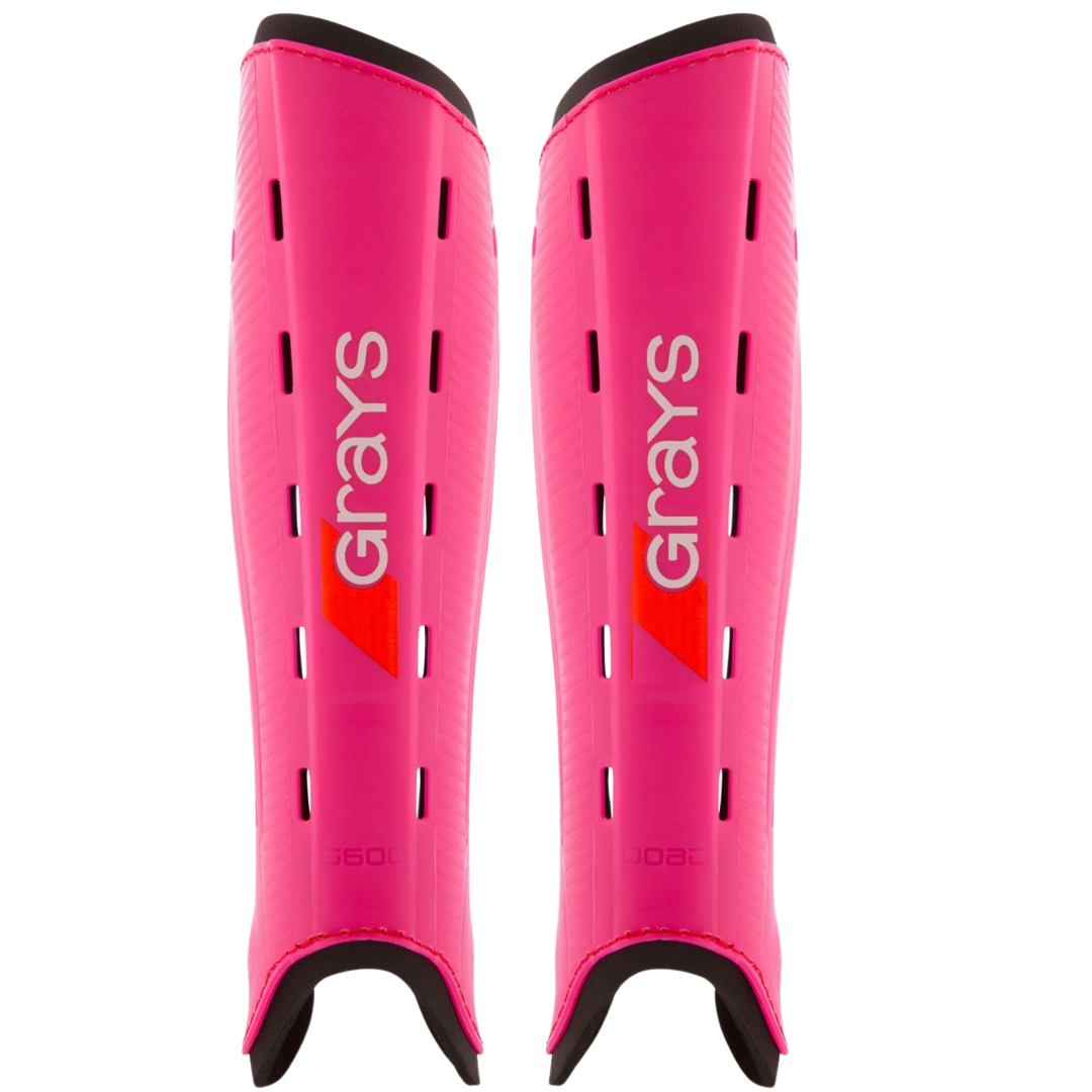Grays | Grays G600 Shin Pads | G600 Shin Pads - Pink / 2XSmall | Total Hockey
