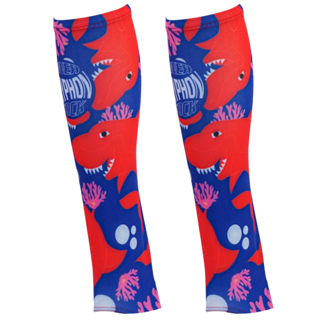 Inner Sock Without Stirrup - Blue Shark
