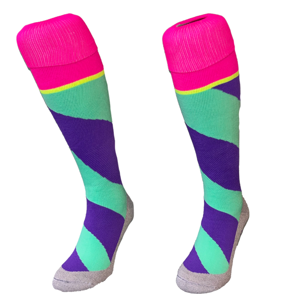Swirl Purple Green