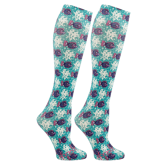 HocSocx | HocSocx Something Fishy Performance Liner Sport Socks | Something Fishy Performance Liner Sport Socks - EUR 36-42 | UK 3-8 | Total Hockey