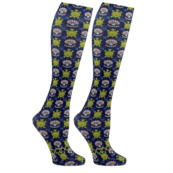 HocSocx | HocSocx Turtles and Clams Socks | Turtles and Clams Socks - EUR 36-42 | UK 3-8 | Total Hockey