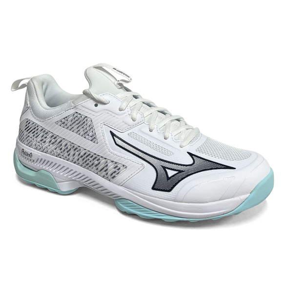 Total Hockey | Total Hockey Mizuno Panthera Hockey Shoe | Mizuno Panthera Hockey Shoe - White/Blue Tint | Total Hockey