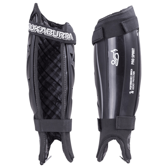 Kookaburra Hockey | Kookaburra Hockey Pro Spirit Shin Pad | Pro Spirit Shin Pad - Black / Small | Total Hockey
