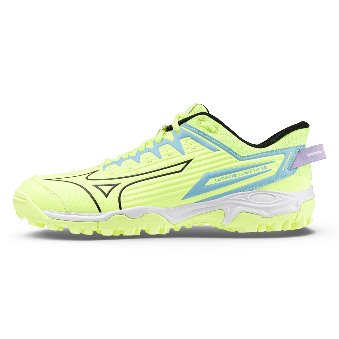 Mizuno | Mizuno Wave Lynx 2 Neo Lime (2024) | Wave Lynx 2 Neo Lime (2024) - EUR 36.5 | UK 4 | Total Hockey
