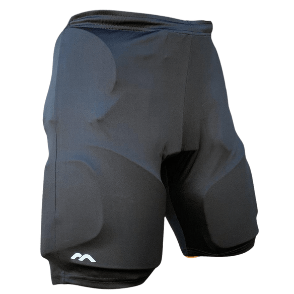 Mercian Hockey | Mercian Hockey Evo Pro GK Overshorts Black | Evo Pro GK Overshorts Black - Black / XSmall | Total Hockey