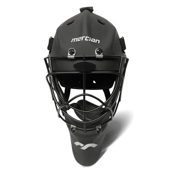 Mercian Hockey | Mercian Hockey Genesis 2 Helmet Black/Silver | Genesis 2 Helmet Black/Silver - Black/Silver / One Size | Total Hockey