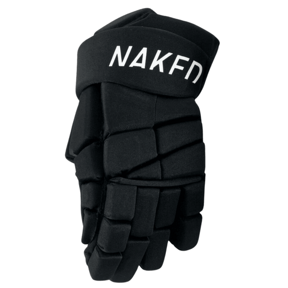 Naked Hockey | Naked Hockey Elite Penalty Corner Gloves | Elite Penalty Corner Gloves - Black / Senior | Total Hockey