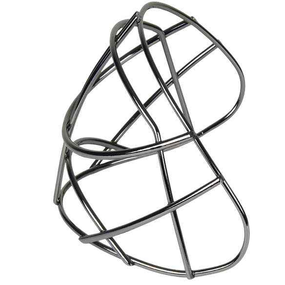 OBO | OBO ABS Helmet Cage | ABS Helmet Cage - Silver / XSmall | Total Hockey
