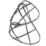 OBO | OBO ABS Helmet Cage | ABS Helmet Cage - Silver / XSmall | Total Hockey