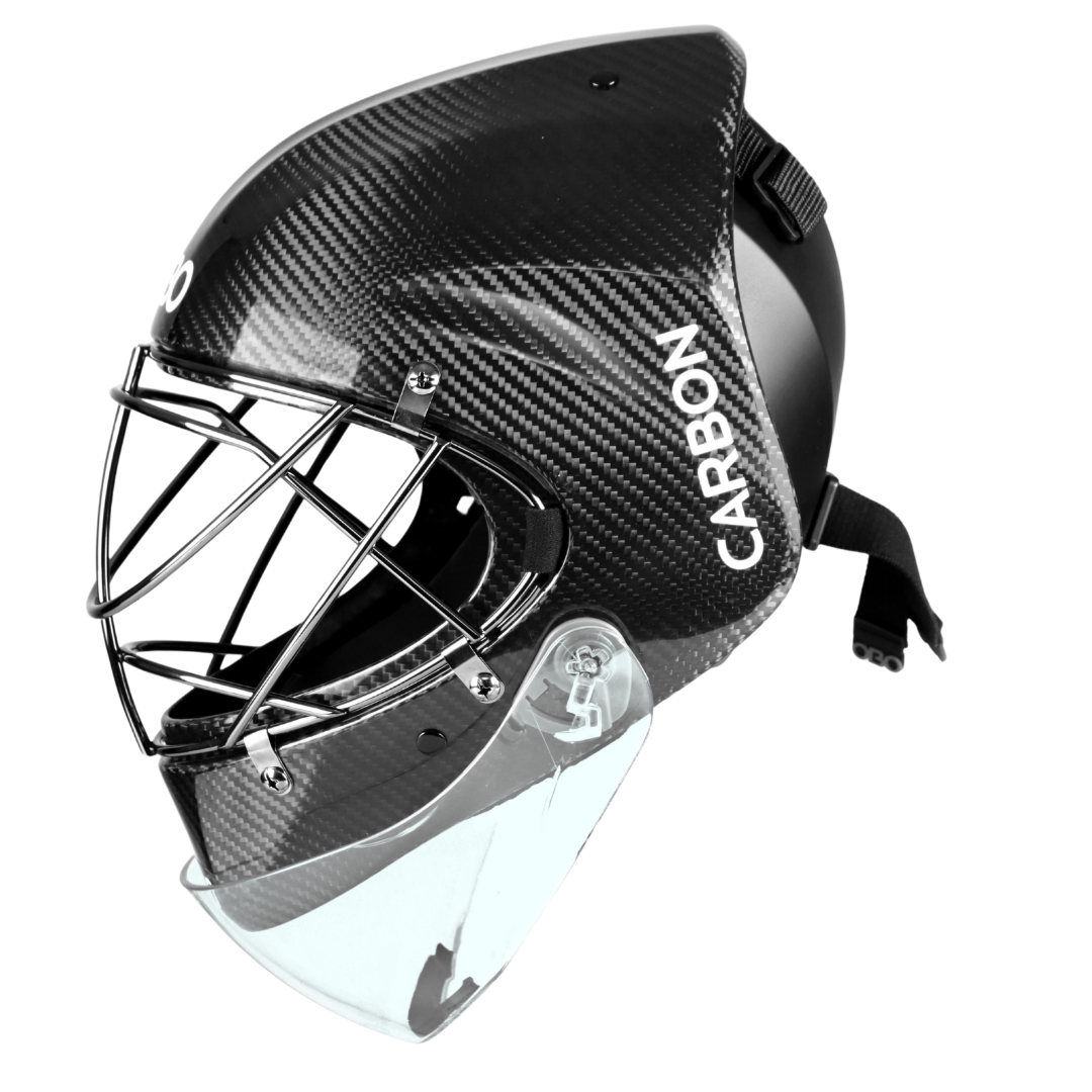 CARBON Helmet with Throat Guard