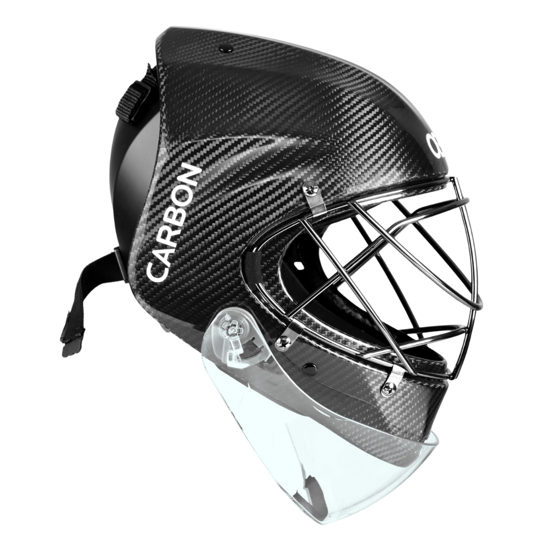CARBON Helmet with Throat Guard