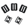 OBO | OBO CK/FG/PE Helmet Plastic Buckle Fittings | CK/FG/PE Helmet Plastic Buckle Fittings - Black | Total Hockey