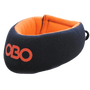 OBO | OBO CLOUD Throat Guard Black | CLOUD Throat Guard Black - Black/Orange / One Size | Total Hockey