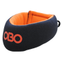 OBO | OBO CLOUD Throat Guard Black | CLOUD Throat Guard Black - Black/Orange / One Size | Total Hockey