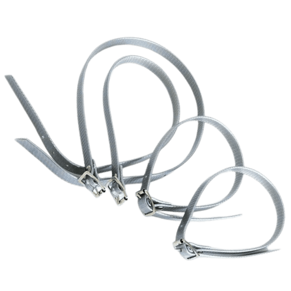 OBO | OBO Front Kicker Straps | Front Kicker Straps - Silver / Set | Total Hockey